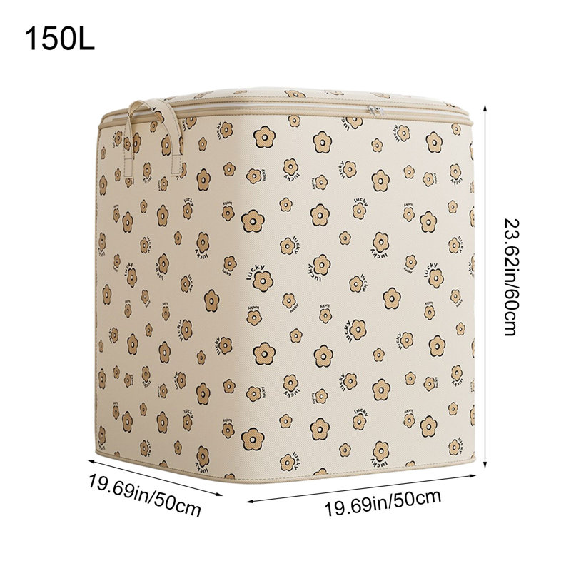  Thickened Double Zipper Storage Bags, Clothes Storage Bins Foldable Storage Containers with Reinforced Handles, Closet Organizers and Storage for Clothing, Sweater, Comforter, Bedding