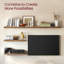 Tablettes flottantes, fixation murale-106496900