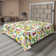 Drap plat à motif floral bohème Ambesonne