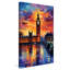 London, England at Twilight V1 - peinture sur toile tendue-88069027