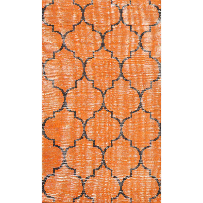 Tapis all-over style rétro vieilli 4 x 6