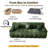 114" Compression Cloud Sofa Deep Seat Large Couch With Pillows-1335575610