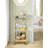 Bar Cart, Home Bar Serving Cart, Small Bar Cart with 3-Tier Shelf