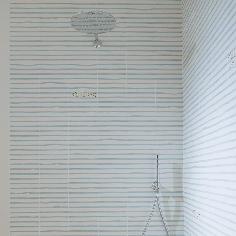 Berta 8" x 8" Ceramic Nature Wall Tile