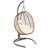U_Style Single Person Folding Egg Chair With Stand, Hanging Egg Chair Indoor Outdoor, Wicker Hammock Swing Chair With Adjustable Anti-Slip Feet,Suitable For Balcony, Bedroom,Garden-1581696432-1581696434