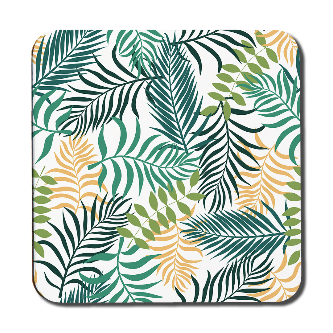 Duccio Tropical Palm Leaves Coaster