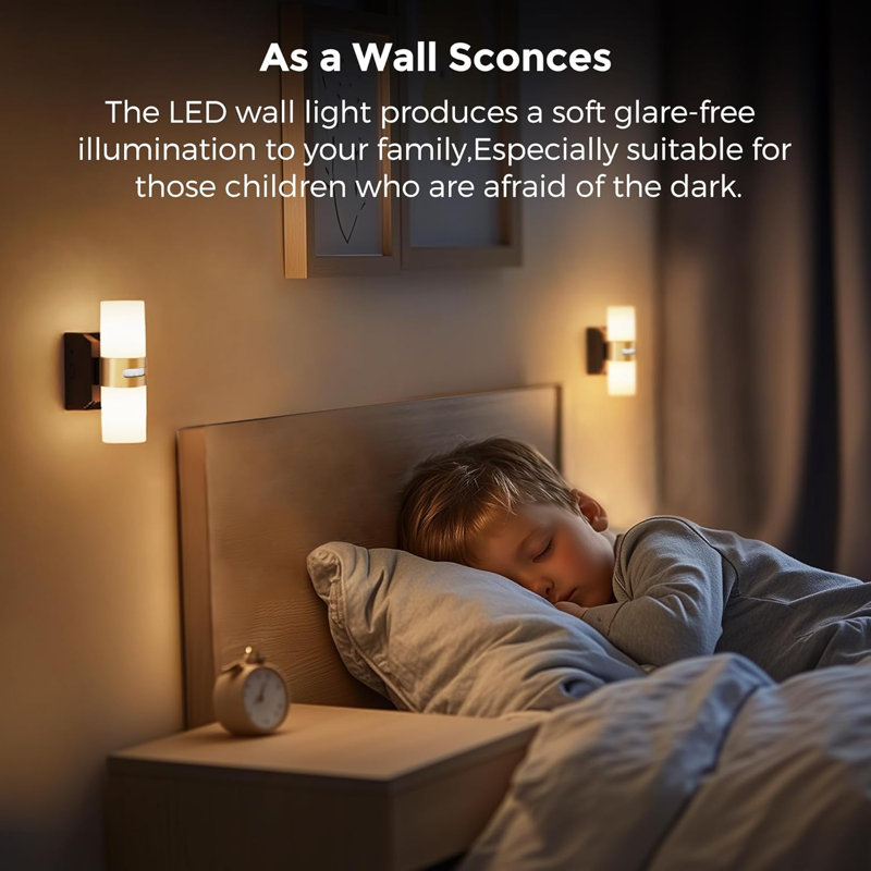 Motion Sensor Night Light Rechargeable Battery Cordless LED Wall Lights Adjustment Brightness Nightlight For Bedroom Hallway Kitchen 1PACK
