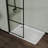 Goodyo 34" Shower Screen Door Walk-In Wet-Room, Black, 3-Panel Style