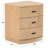 Dorchester 3 Drawer Reeded Nightstand-1525811290