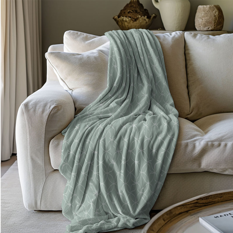 Couverture raffinée en sherpa 1 pièce, Grand lit