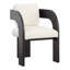 Maravi Linen Blend Upholstered Dining Table