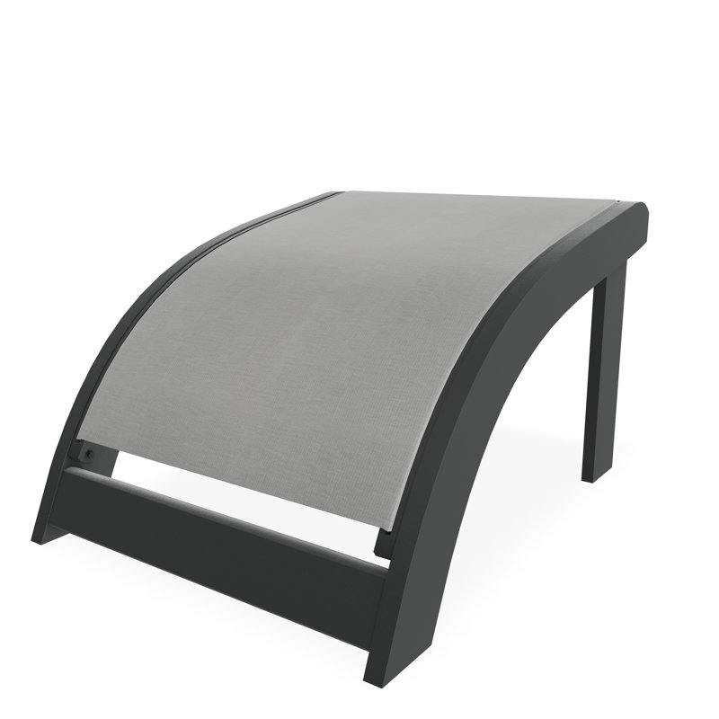 Repose-pieds Adirondack en polymère de qualité marine, Graphite, Alliage Sunbrella®