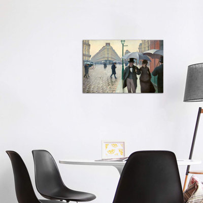 «Paris Street a Rainy Day» par Gustave Caillebotte - reproduction d'art