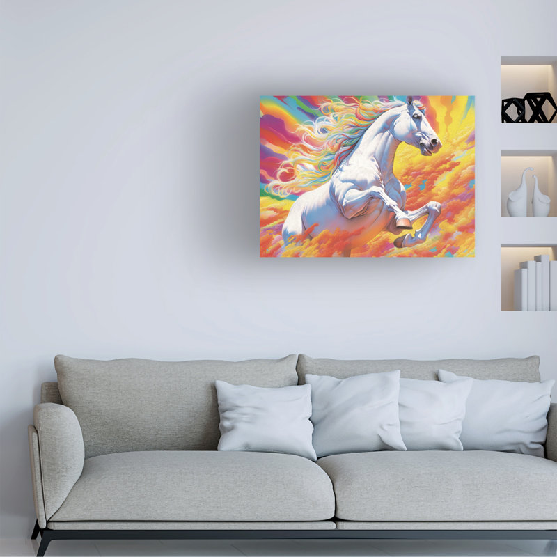 Michael David Ward Equus 2 Canvas Art, 24" H x 32" W