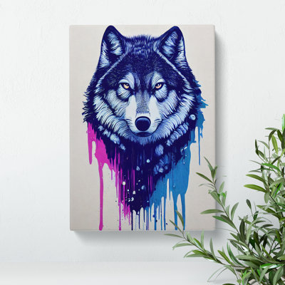 Painted Wolf No.3 - Wall Art