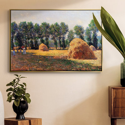 " Haystacks At Giverny, 1885 "