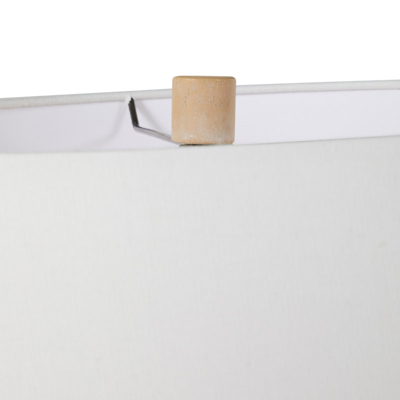 Maddox Resin Table Lamp, White