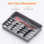 Cutlery Drawer Organiser, Compact Utensil Tray For Kitchen, Expandable Knife And Fork Drawer Organiser, Adjustable Plastic Silverware Flatware Holder For Spoons Storage Organisation, Grey