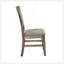Ensemble de 2 chaises de salle à manger de style rustique, sièges et dossiers rembourrés confortables avec structure en bois vieilli à la main, parfait pour un décor industriel-855615167
