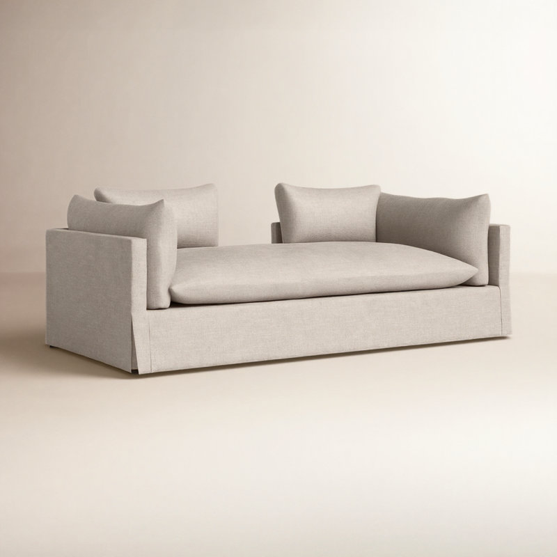 Reggio Two Arm Chaise Lounge, Valley Nimbus Linen Blend