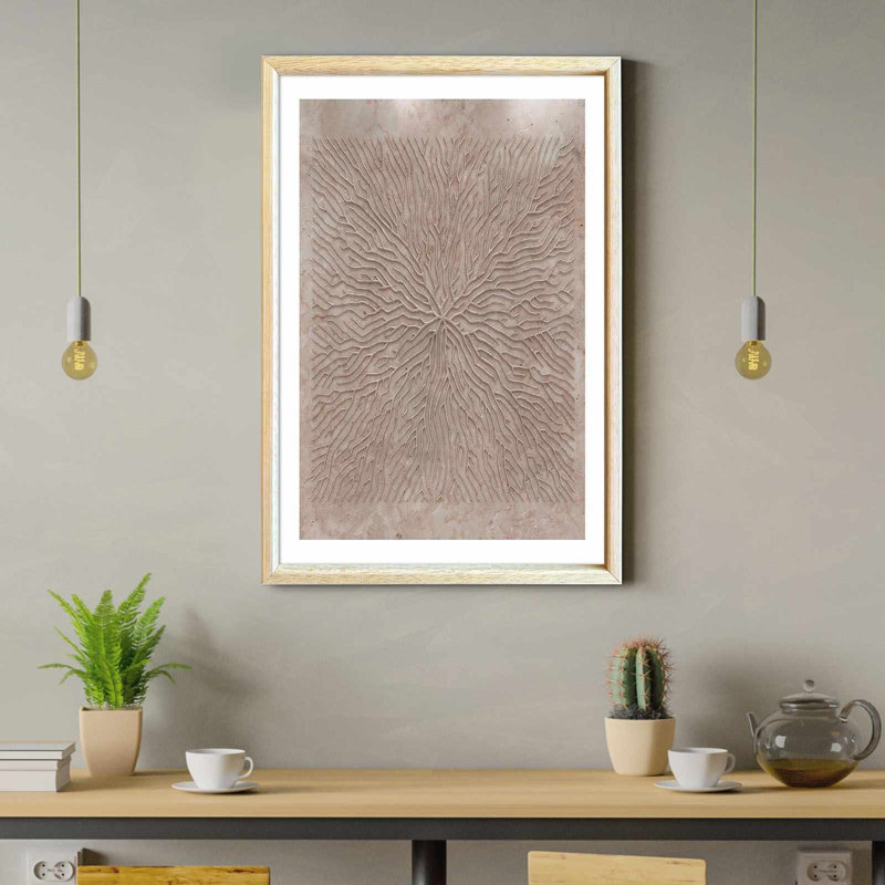 Peinture décorative en panneau de fibres à densité moyenne, 16.5" H x 24.4" W