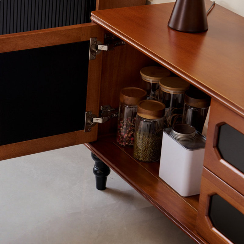 Creative Retro Solid Wood TV Stand