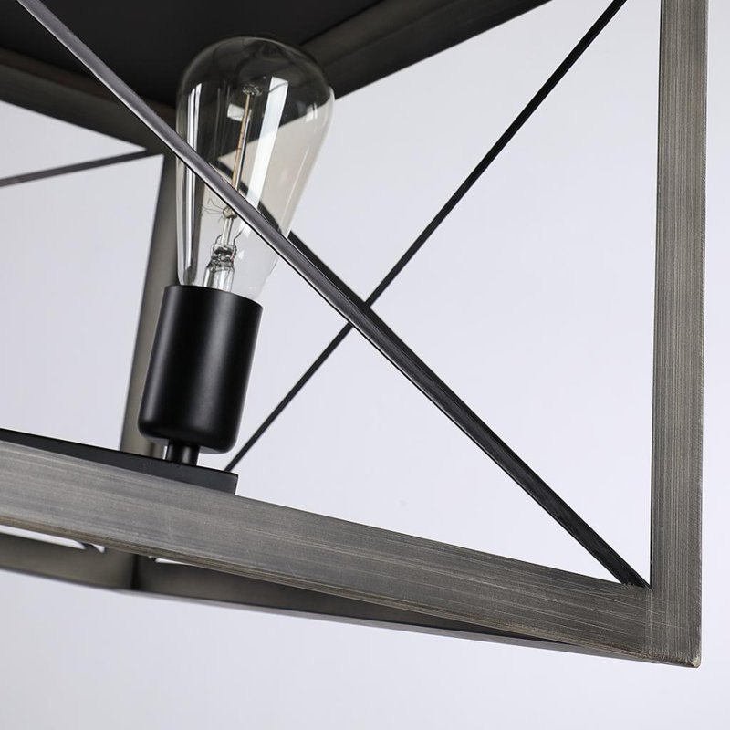 Lustre géométrique à 4 lumières Sehili