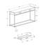 Console étroite avec structure en métal-1604975990