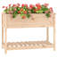 Aalap Wood Raised Garden Bed-1019041439-1019041425