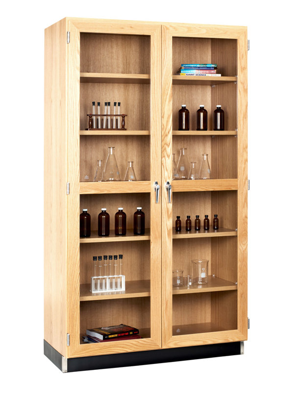 Access Quick-Ship Tall General Storage Cabinet with Glass Doors, 78" H x 36" W x 22" D