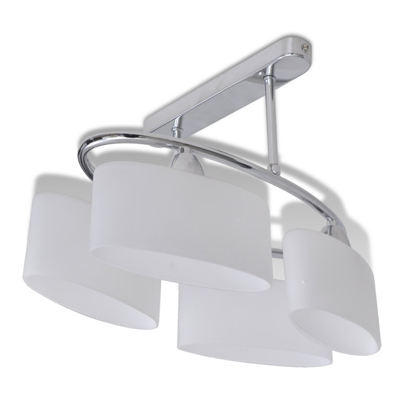Glass Flush Mount, 4