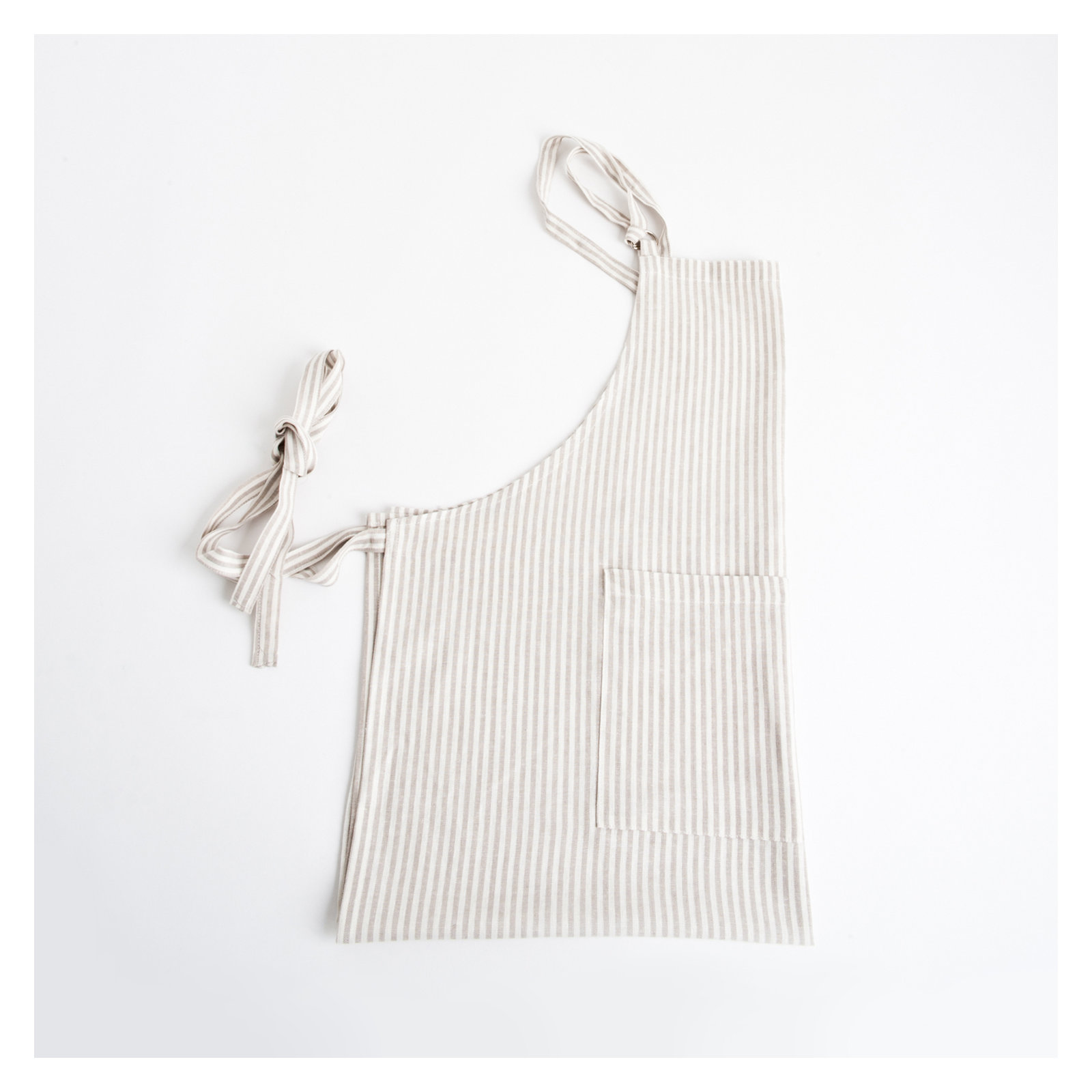 Cuisine Linen Striped Kitchen Apron