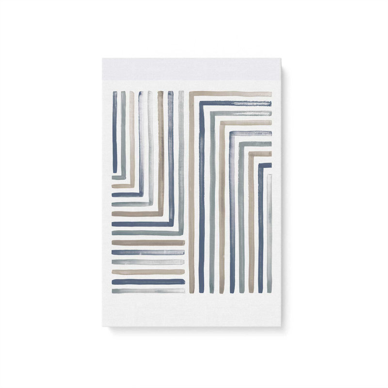 Toile tendue Linear Visions III, H 18 po x l 12 po