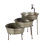 Outdoor Metal Weather Resistant Cascade Fountain