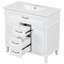 Meuble-lavabo 36 po avec lavabo, lavabo en céramique, tiroir escamotable, portes à fermeture en douceur-1687777355