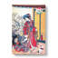 Geisha with a Cat by Utagawa Kunisada - Wrapped Canvas-55304117