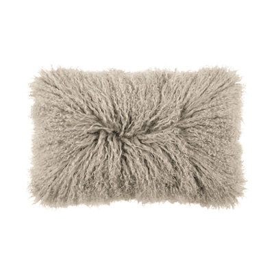Tibetan Lamb Sheepskin Pillow by Outpost Original