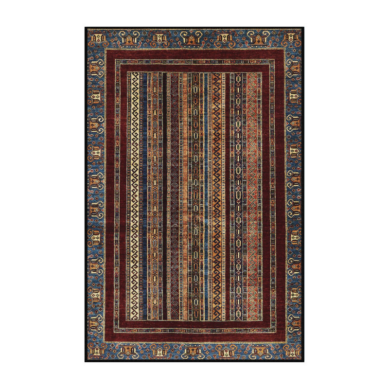 Tapis abstrait moderne 666, Rectangle 4 pi x 6 pi