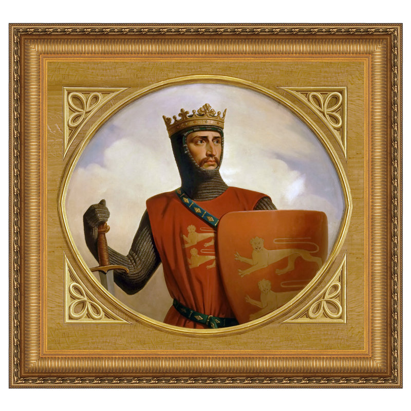 "Robert Curthose" par Henri Decaisne sur toile, H 28,25 po x l 30,25 po