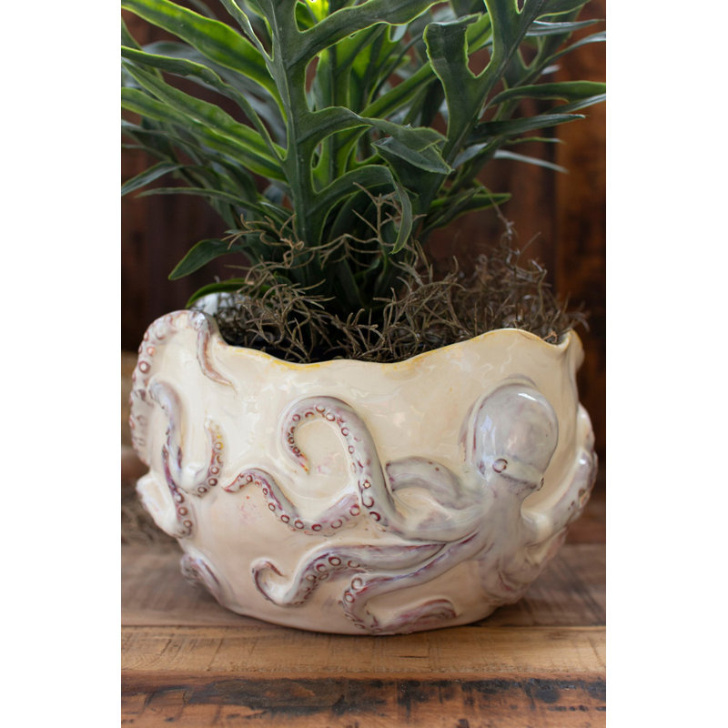  Vase en céramique Octopus