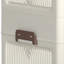 Armoire, organisateur de rangement, garde-robe portative pour vêtements, commode, portes magnétiques avec 4 cubes et tringle, 10 cintres