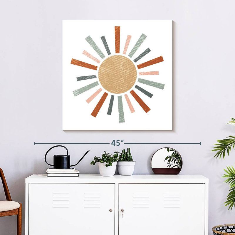 Oberle Rustic Rainbow Sun, 30" H x 30" W