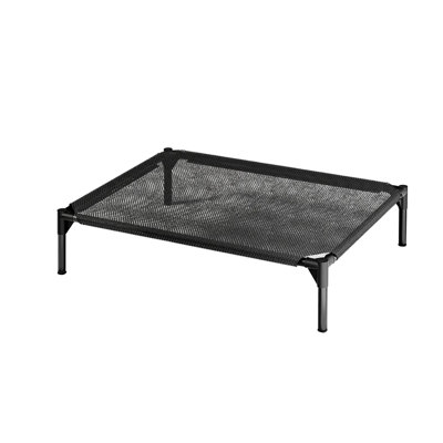 Elevated Breathable Mesh Pet Bed, Indoor/outdoor Cooling Cot For Small To Xl Dogs, Cats, Lightweight & Portable With Waterproof Surface