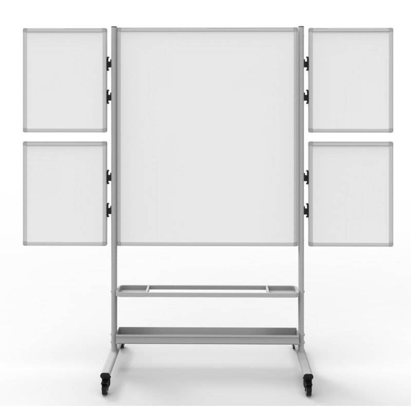 Freestanding Steel Reversible Magnetic Large - 6' - 8' Whiteboard