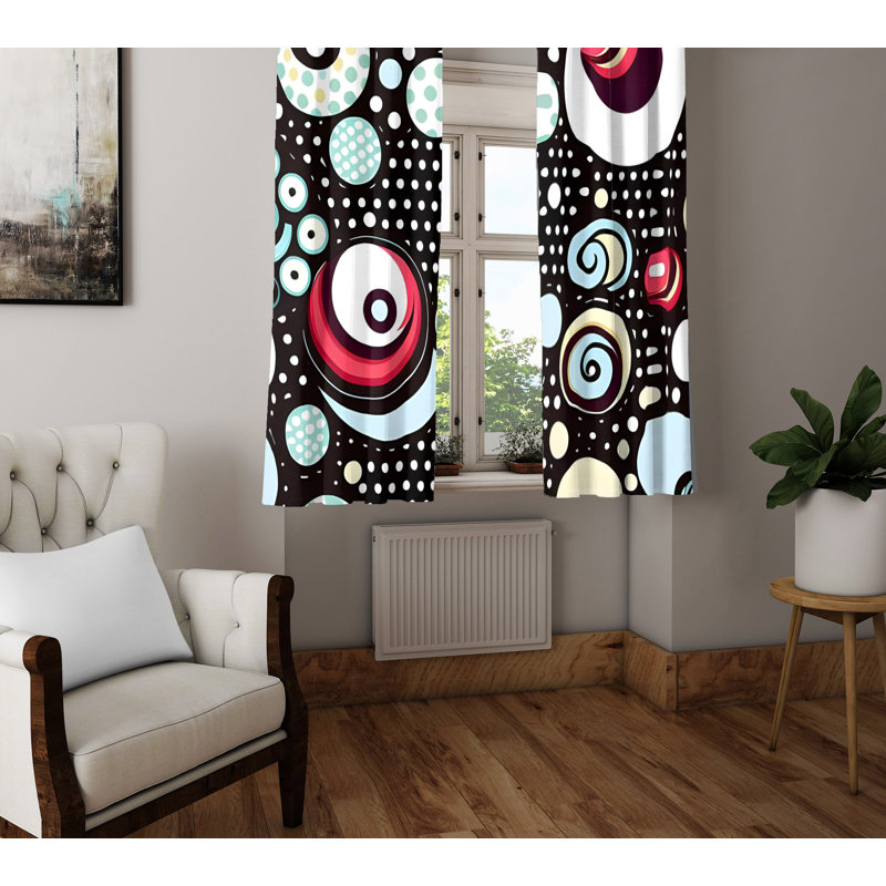 Rideau en polyester Dioni, L 56 po x L 78 po