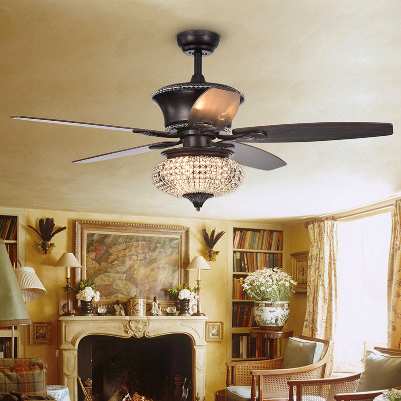 Ventilateur de plafond 5 pales 52 "Laleia, Chaînettes