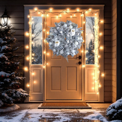 Christmas Winter Holiday Wreath Front Door Deor