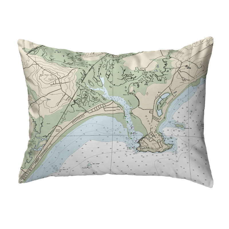 Outdoor Reversible Throw Pillow