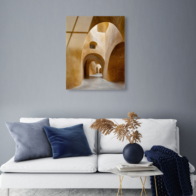 Honeyed Vaults II Print, 36"H x 30"W, High-Gloss Acrylic Print