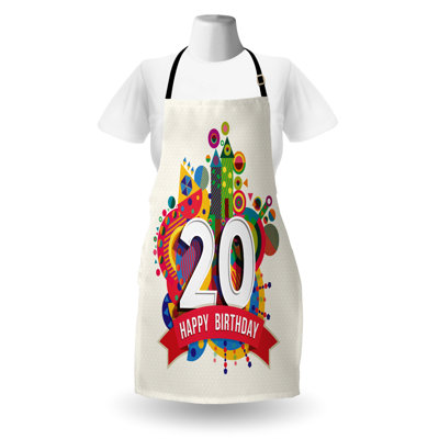 Birthday No Pattern Bib Apron